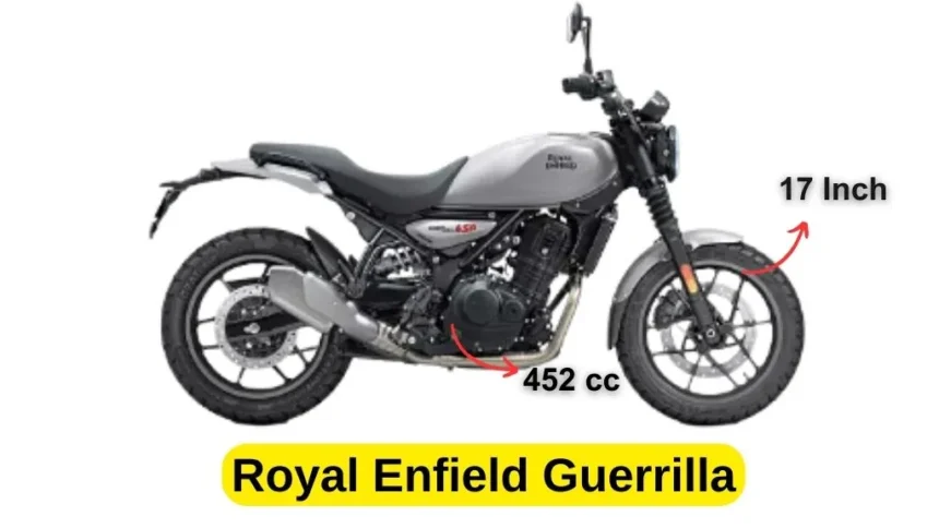 royal enfield guerrilla 450 on road price