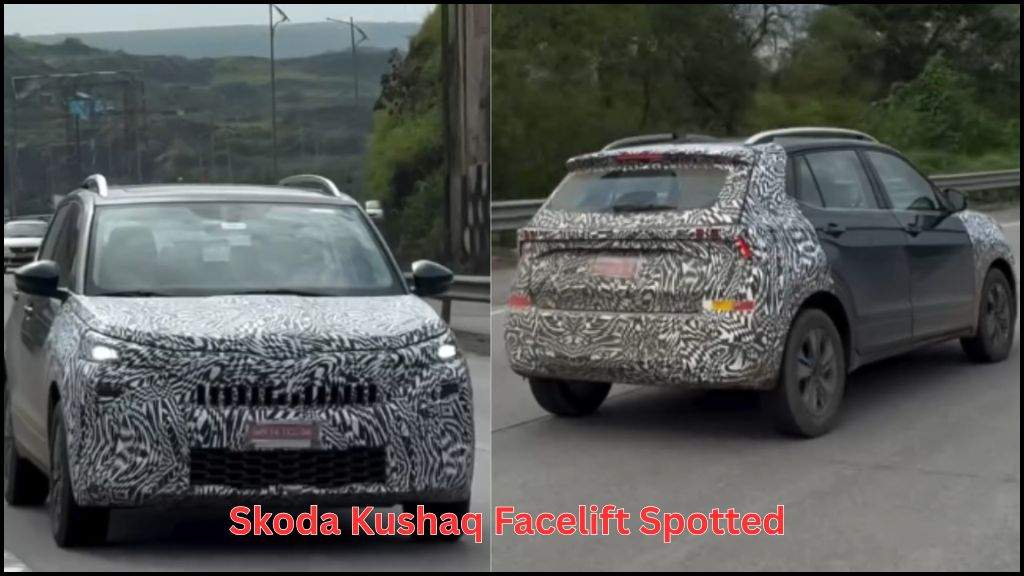 Skoda Kushaq Facelift Spotted